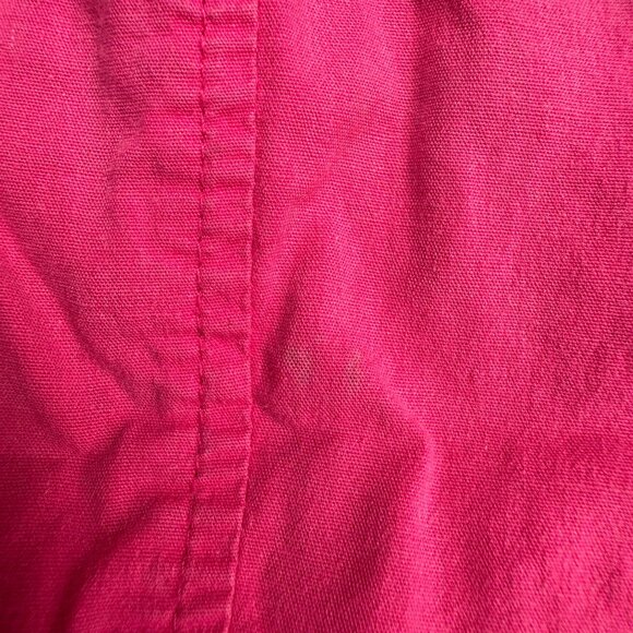 Vintage Y2K Maribelle Padded Bra Zip Ruffle Collar Detail Studded Pink Top XL - Picture 14 of 16